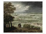 Chateau-Neuf de St. Germain-En-Laye in 1655 Giclee Print by Adam Frans van der Meulen
