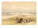 St. Jean D'Acre, April 24th 1839, Plate 65Volume II of 'The Holy Land', Engraved by Louis Haghe reproduction procédé giclée par David Roberts