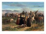 Mary Stuart at the Battle of Langside, May 1568 Giclee Print by Giovanni Fattori