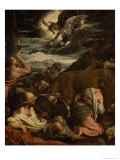 The Annunciation to the Shepherds, c.1557-8 Giclée-Druck von Jacopo Bassano