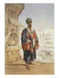 The Slipper Seller, from Souvenir of Cairo, 1862 reproduction procédé giclée par Amadeo Preziosi