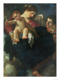 Madonna and Child with a Swallow Lámina giclée por Guercino