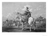 Quan or Mandarin Bearing a Letter from the Emperor of China, Engraved Wilson, c.1796 reproduction procédé giclée par William Alexander
