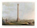Pompey's Pillar, Plate 14 from 'Views in Egypt', Engraved by Thomas Milton Giclee Print by Luigi Mayer