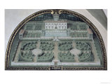 Villa Della Pretaia from a Series of Lunettes Depicting Views of the Medici Villas, 1599 Giclee Print by Giusto Utens