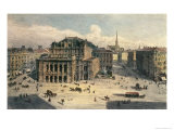 Vienna State Opera House, c.1869 reproduction procédé giclée par Rudolph von Alt