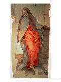The Annunciation, Detail of the Virgin, c.1527 reproduction procédé giclée par Jacopo da Carucci Pontormo