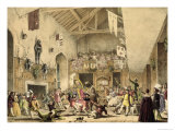 Twelfth Night Revels in the Great Hall, Haddon Hall, Architecture of the Middle Ages, 1838 Giclee Print by Joseph Nash Twelfth Night Revels in the Great Hall, Haddon Hall, Architecture of the Middle Ages, 1838 Giclee Print by Joseph Nash