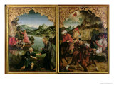Stories of S.S. Peter and Paul Altarpiece: Vocation of St. Peter, Conversion of St. Paul Giclee Print by Hans Von Kulmbach
