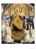 The Virgin Sheltering the Order of Citeaux reproduction procédé giclée par Jean The Elder Bellegambe