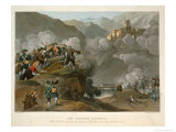 The Tirolese Patriots Storming the Fortress of Kuffstein, Engraved by John Heaviside Clark Giclee Print by Franz Joseph Manskirch