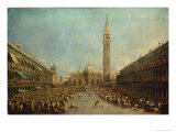 The Distribution of the Denarii to the Poor in San Marco, Venice Giclee Print by Francesco Guardi