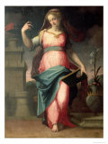 St. Barbara Giclee Print by Michele Tosini
