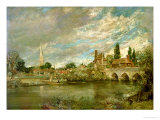 The Bridge of Harnham and Salisbury Cathedral, c.1820 Giclee Print by John Constable