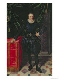 Portrait of Henri IV reproduction procédé giclée par Frans Pourbus II