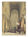 Interior of the Mosque of the Metwalys, Cairo, from Egypt and Nubia, Vol.3 reproduction procédé giclée par David Roberts