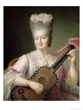 Portrait of Marie-Clothilde of France reproduction procédé giclée par Francois Hubert Drouais