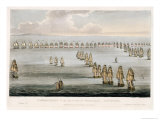 Battle of Trafalgar, Oct. 21, 1805, Engraved by Sutherland For Jenkins's Naval Achievements, c.1817 Giclee Print by Thomas Whitcombe