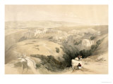 Bethlehem, April 6th 1839, Plate 85 from Volume II of The Holy Land, Engraved by Louis Haghe reproduction procédé giclée par David Roberts