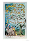 Songs of Innocence, Title Page, 1789 reproduction procédé giclée par William Blake