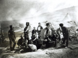Soldiers in the Crimea, c.1855 Photographic Print by Roger Fenton