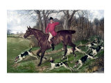 Horse Fox Hunt I Posters by Timothy Blossom