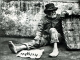 Cigar-End Seller, C, 1865 Photographic Print by Carlo Naya