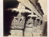 The Capitals of the Portico, Temple of Khnum, Esna, 1862 Photographic Print by Francis Bedford