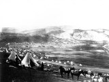 Allied Encampment, Crimea, c.1855 Photographic Print by Roger Fenton