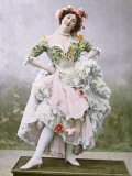 Portrait of 'La Belle Otero' as Mercedes in Une Fete a Seville, Theatre Marigny, Paris, 1900 Fotografisk trykk av Paul Boyer