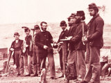 Federal Army Bandsmen Photographic Print by Mathew B. Brady