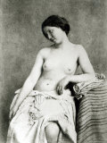 Nude Female Model, c.1850 Photographic Print by Julien Vallou De Villeneuve