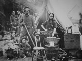 Union Soldier of 31st Pennsylvania Regiment with Family in Camp Slocum, Near Washington D.C., 1862 Lámina fotográfica por Mathew B. Brady