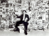Newspaper Salesman, c.1960 Photographic Print