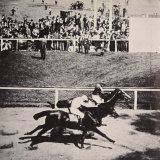 Salvator Beats Tenny at Sheepshead Bay by a 'Throat Latch', 25th June 1890 Photographic Print