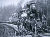 Railroad Construction Crew, 1886 Reprodukcja zdjęcia