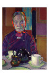 Portrait of Mrs. Mounter Prints by Harold Gilman