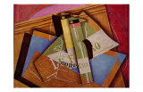 Stilleben mit Bordeuauxflasche Póster por Juan Gris Stilleben mit Bordeuauxflasche Póster por Juan Gris