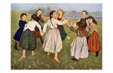 The Kindergarten Children Posters par Hans Thomas