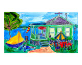 Weekend Cottage Posters by Deborah Cavenaugh