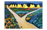 Gemusefelder Landscape Affiches par Auguste Macke