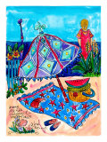 Picnic at the Beach Prints by Deborah Cavenaugh