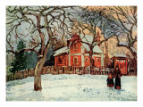 Kastanienbaume in Louveciennes Prints by Camille Pissarro