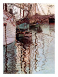 Der Hafen von Triest Posters by Egon Schiele