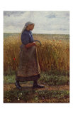 Summer Harvest Print by Leopold Karl Walter von Kalckreuth