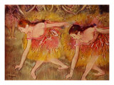 Sich Verbeugende Tanzerinnen Ballerina Pósters por Edgar Degas