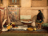 Persian Family in a House of Teheran Photographie