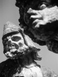 Grotesque Figures, Villa Palagonia, Bagheria Photographic Print