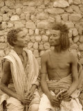 Portrait of Two Young Egyptians Photographic Print