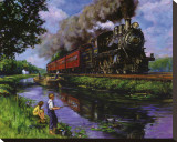 An American Classic Stretched Canvas Print by Xaras An American Classic Stretched Canvas Print by Xaras